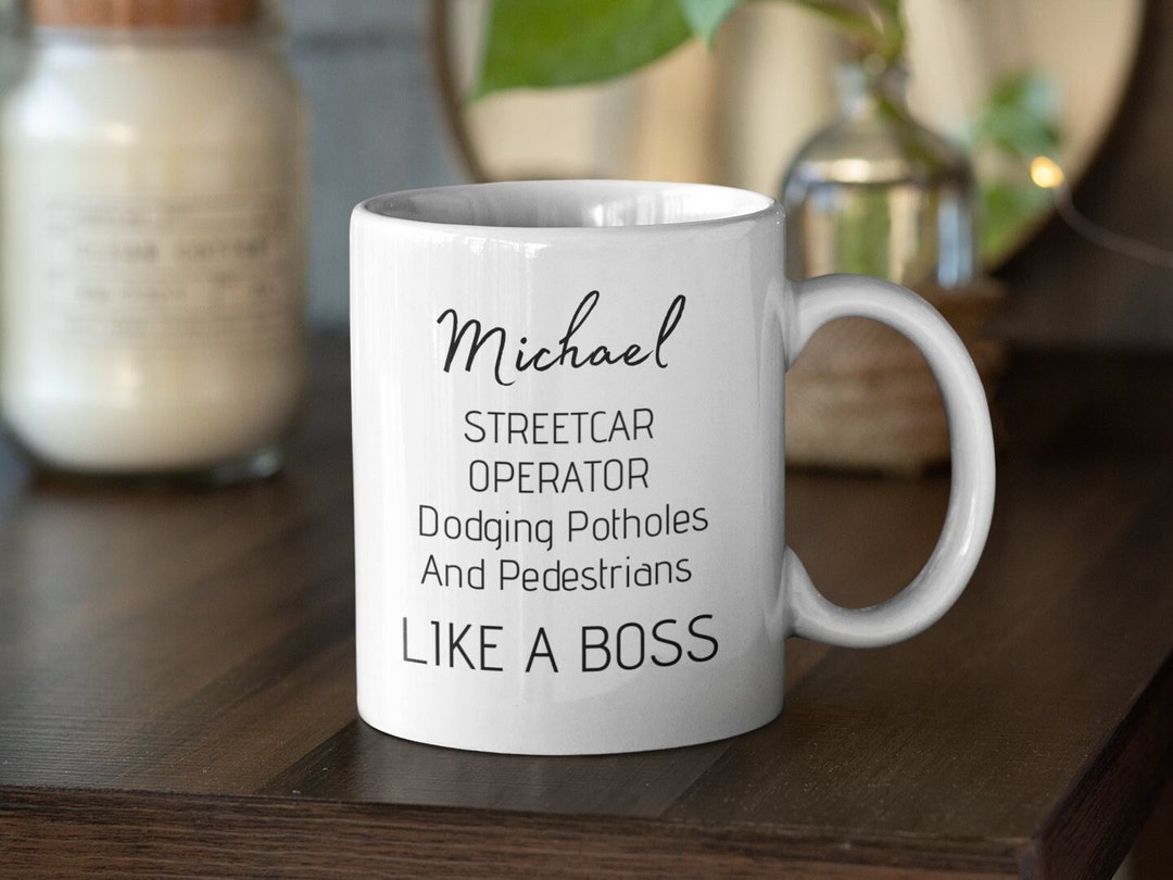 Personalized Streetcar Operator Gift, Custom Name Streetcar Operator