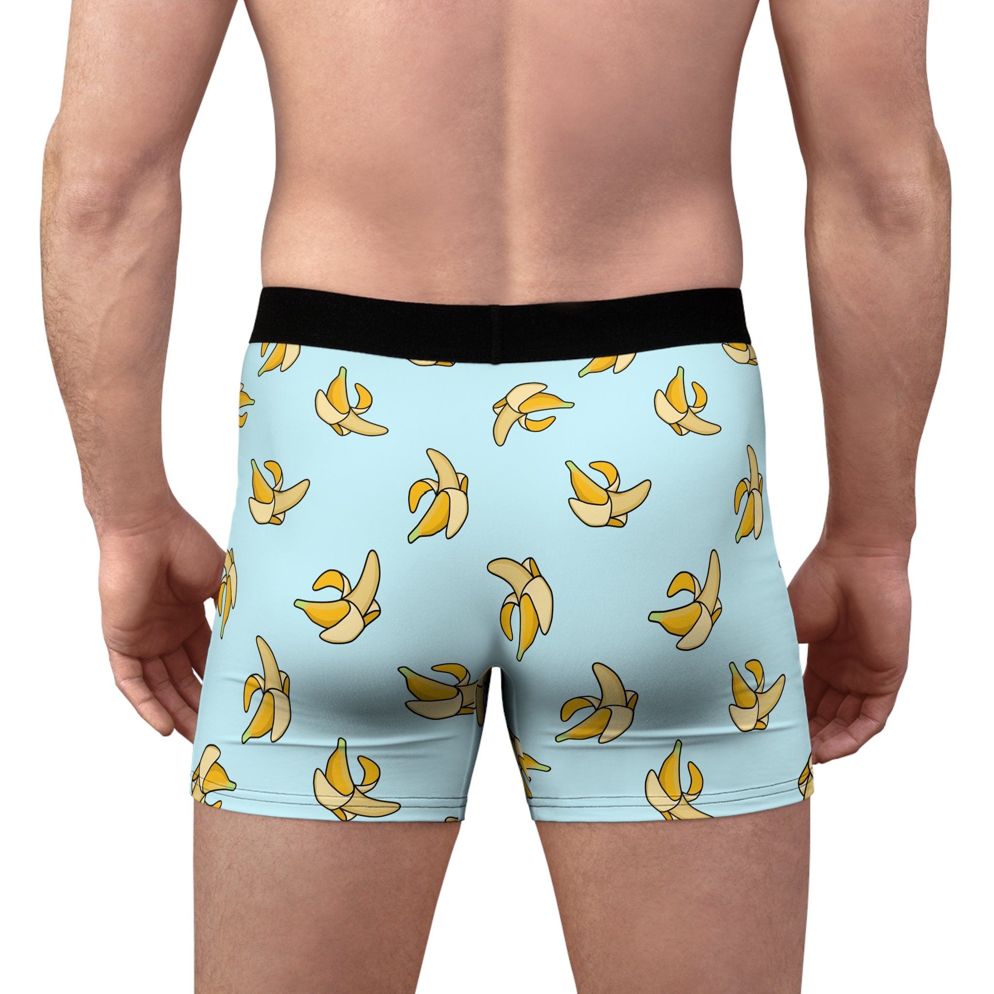 Personalized Underwear for Man, Custom Hug Banana Face Boxer