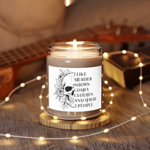 Soy Candle / 16 Oz Candle / 8 Oz Candle / Mason Jar Candle / Winter Candle  / Holiday Sweater Candle / Christmas Candle 