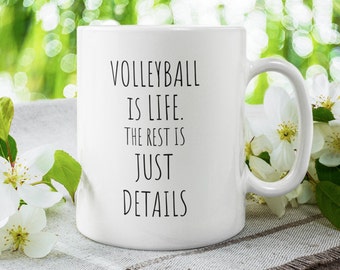 Volleyball gifts for teen boys, Volleyball themed gifts for teens, Volleyball related gifts, Volleyball coffee mug, Volleyball player mom.