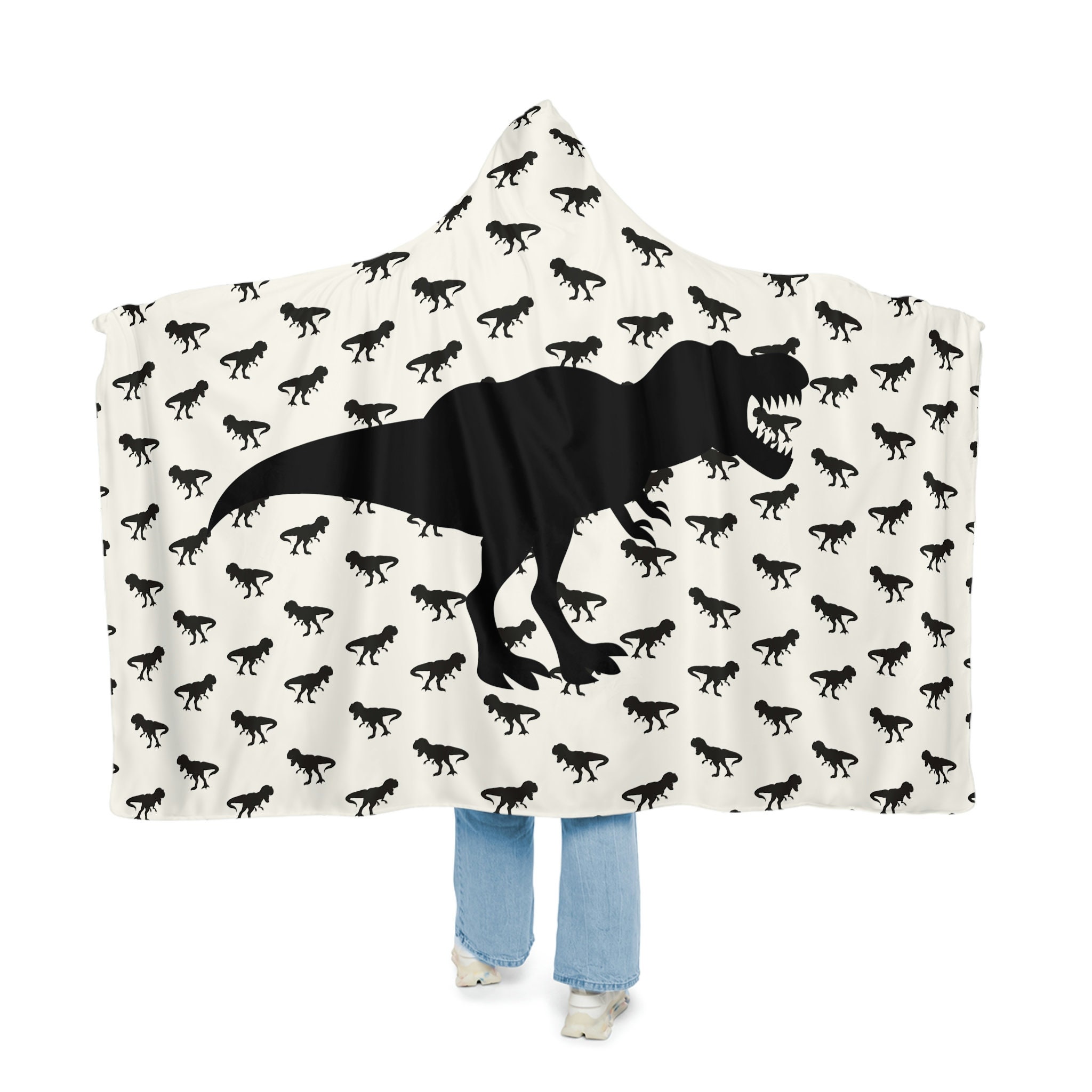Dinosaur hoodie blanket sale