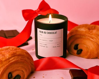 Pain Au Chocolat Candle: Mother's Day Gift for Wife, Sweet Gift