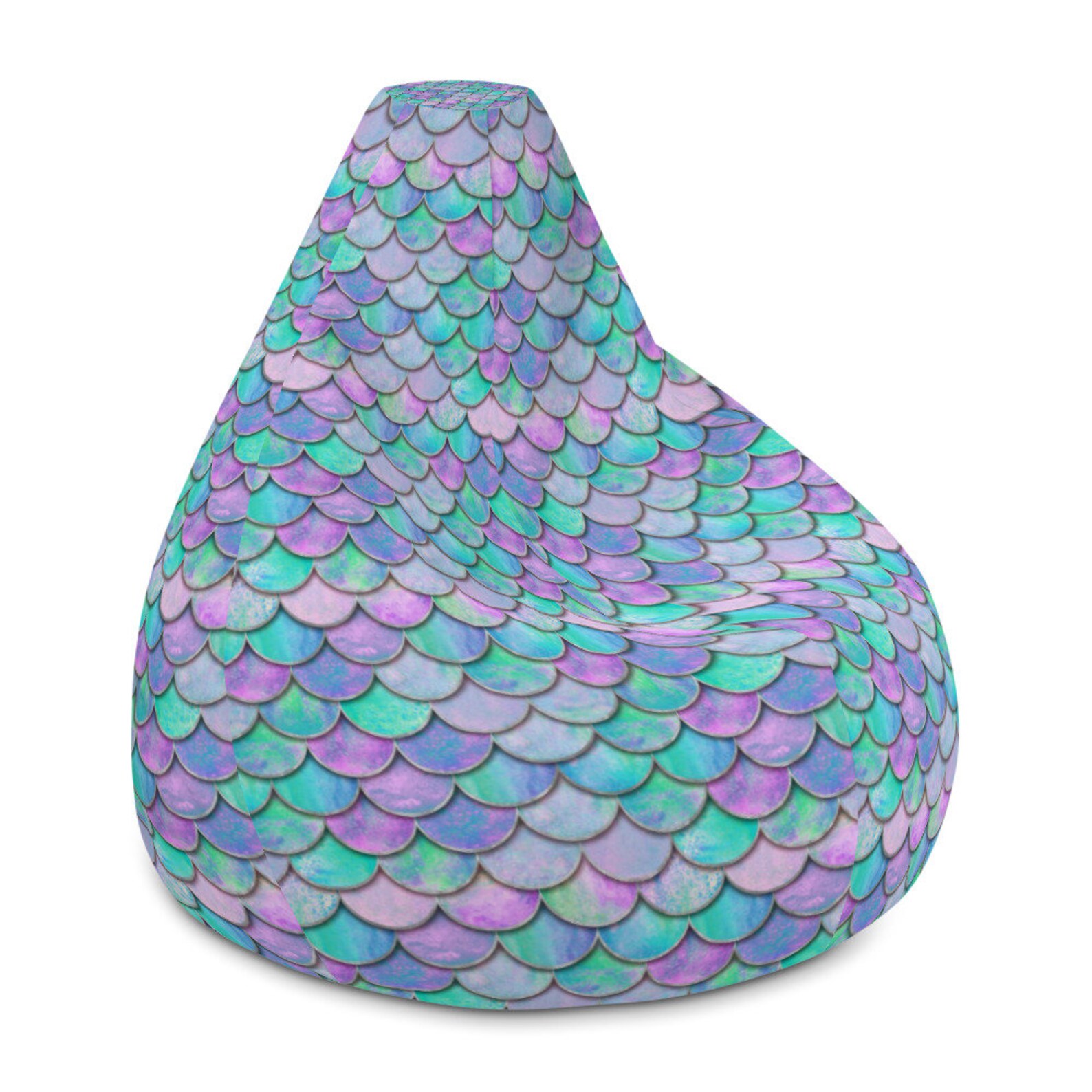 Mermaid Bean Bag Chair Cover Etsy