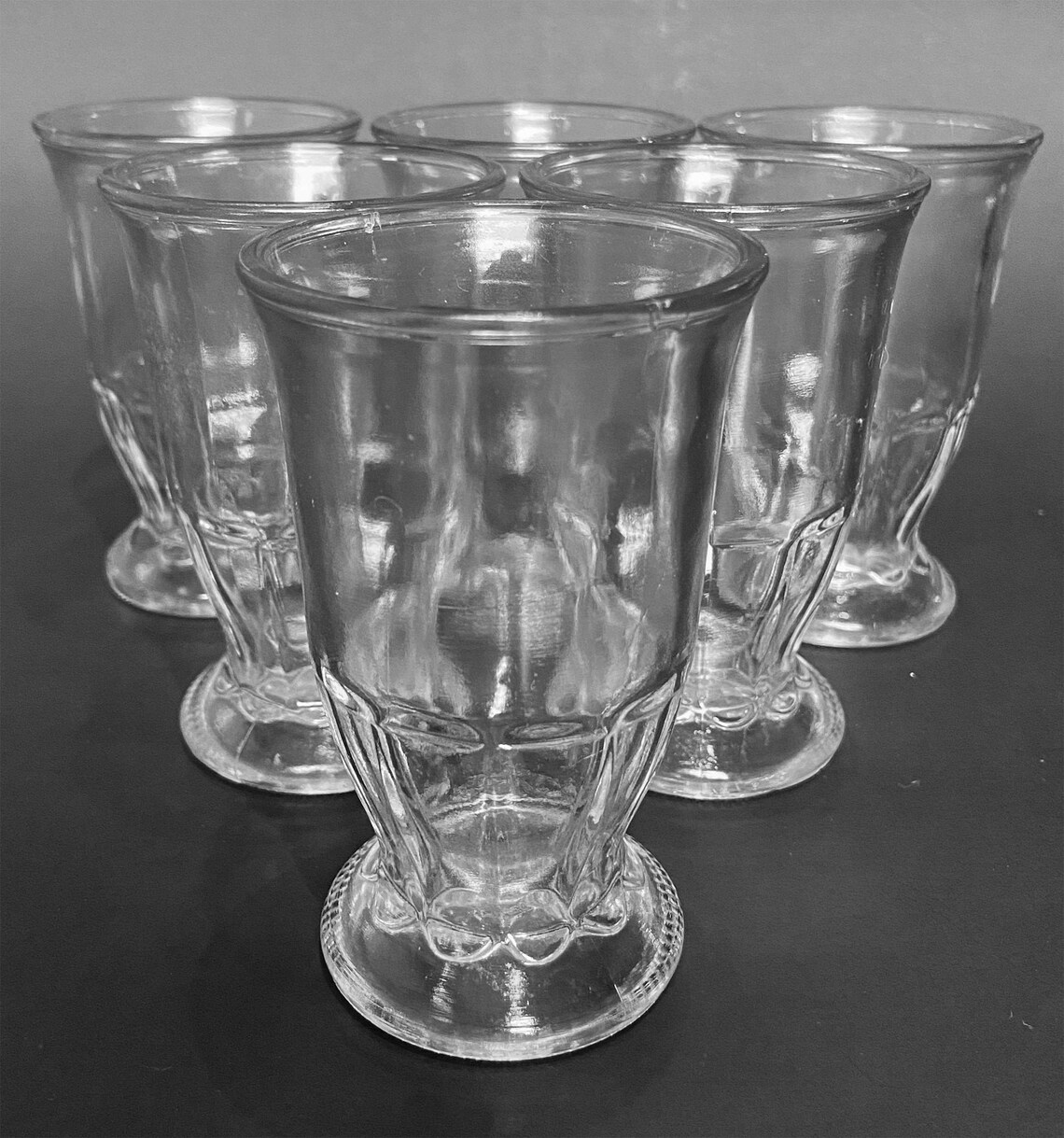 Set of 7 Vintage Anchor Hocking Cordial/Juice Glass Etsy