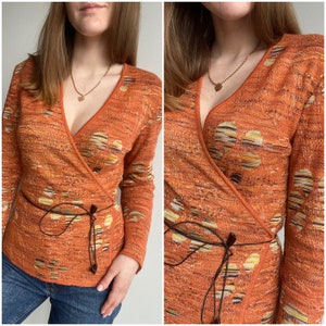 Womens MISSONI Wrap Sweater Color Size 