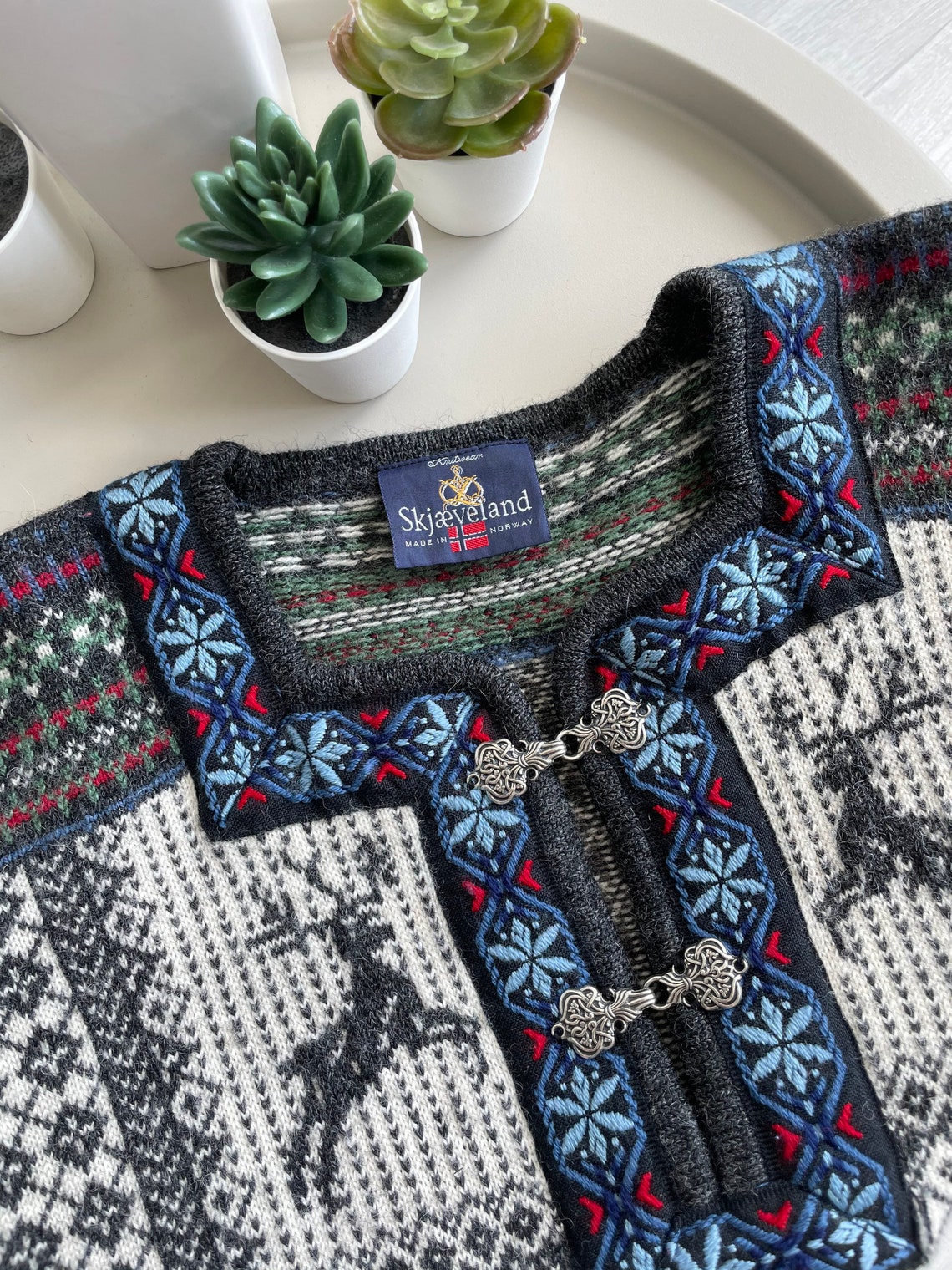 Vintage Skjaeveland Telemark Style Norwegian Nordic Sweater Etsy