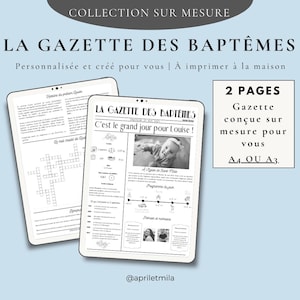 The Baptism Gazette 2 pages