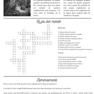 DIY Wedding Gazette Template - 2 Editable Pages - Wedding Invitation - Wedding Journal image 4