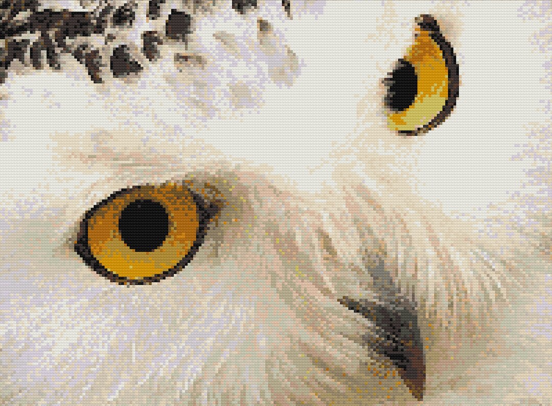 Owl Cross Stitch Pattern Printable Owl PDF Pattern Color and - Etsy