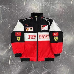 Ferrari Racing Jacket - Etsy Ferrari Racing Jacket - Etsy
