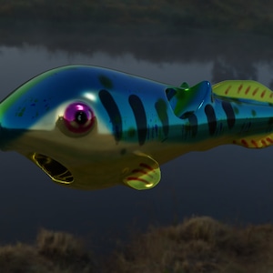A New INNOVATIVE WOBBLER MODEL. A lure for fish.