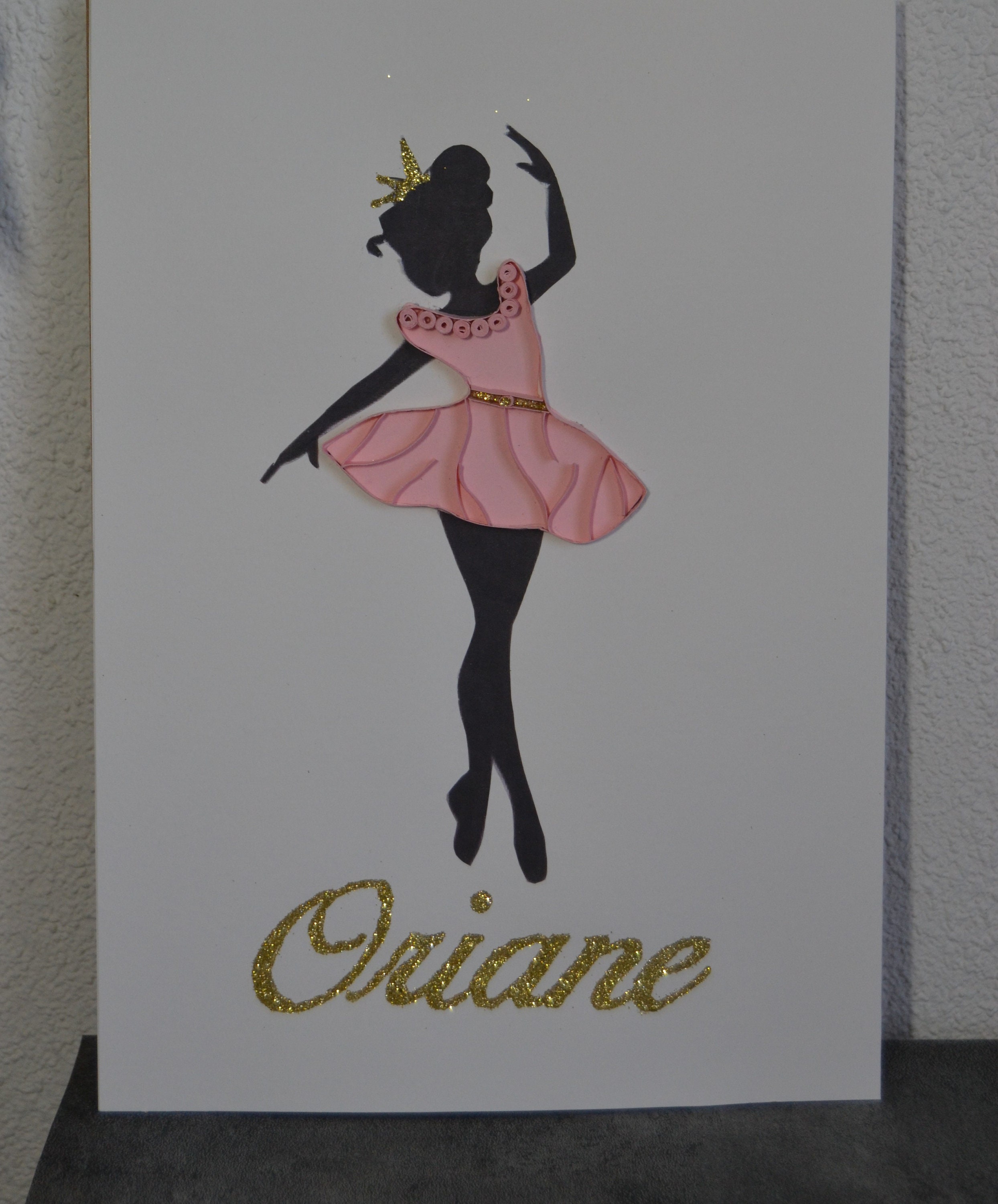 Tableau Personnalisé en Quilling avec Le Prénom