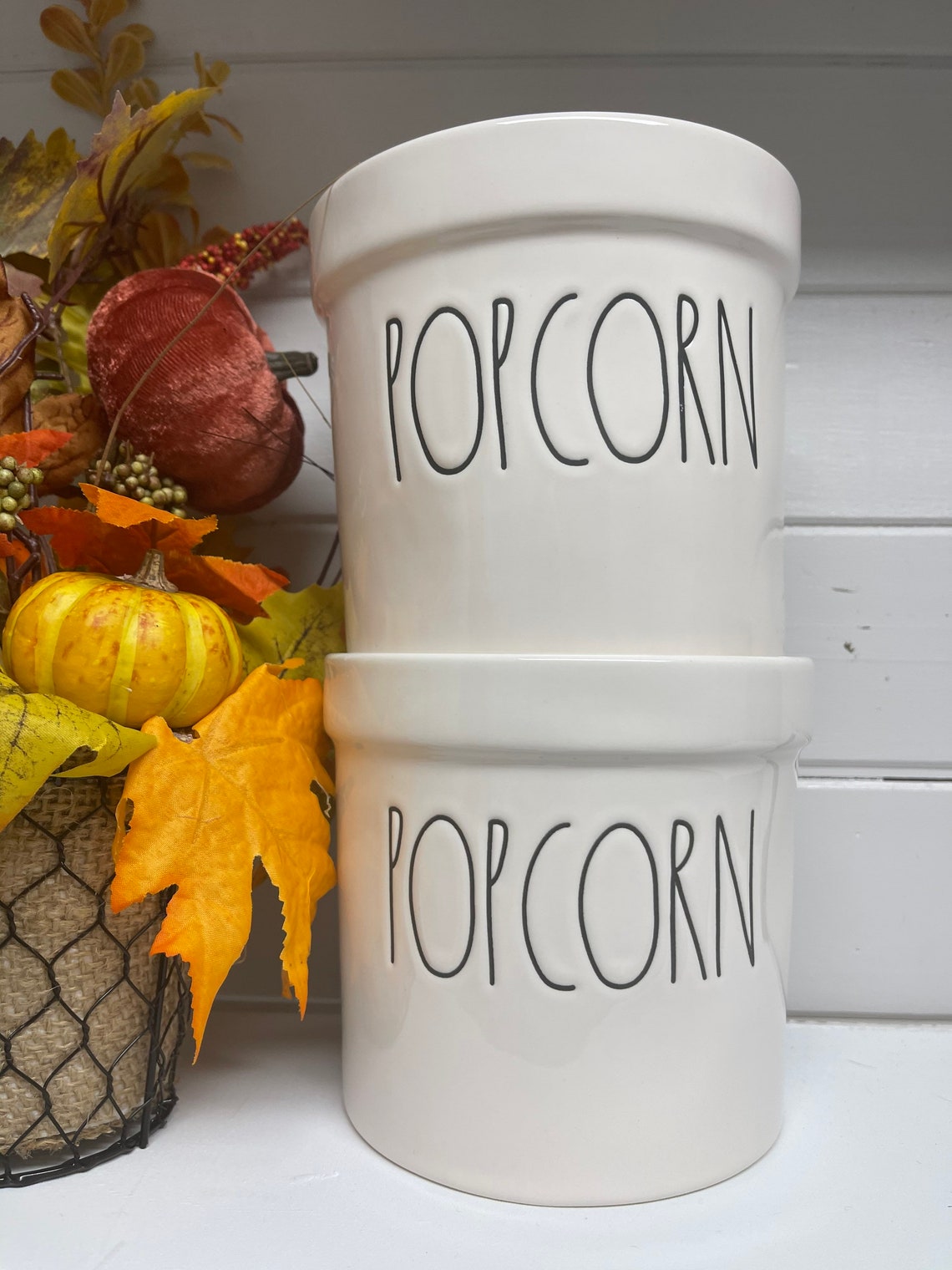 Authentic Rae Dunn / Rae Dunn popcorn / Rae dunn / Rae dunn Etsy