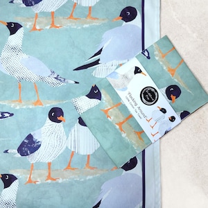 Gull Design Cotton Tea Towel / Kitchen Towel / Dish Towel