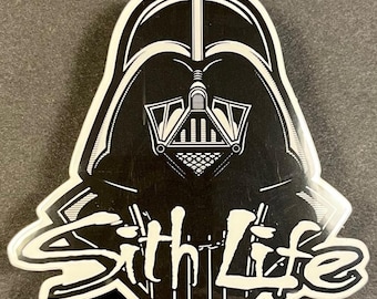 Star Wars / Darth Vader &quot;SITH LIFE&quot; Vinyl Sticker – 2.75&quot;