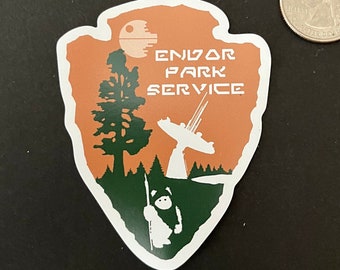 Endor Park Service vinyl MAGNET - 2.375" x 3" | Star Wars