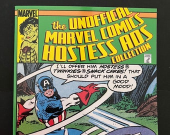 The Unofficial Marvel Comics HOSTESS ADS Collection | Over 80 Hostess Snack Ads featuring Marvel Comics Characters from the 1970's and 80's