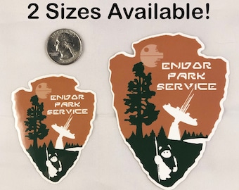 Star Wars Endor Park Service Vinyl Decal | 2 sizes available
