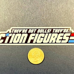 G.I. Joe Action Figures Vinyl Sticker - Weatherproof Decal