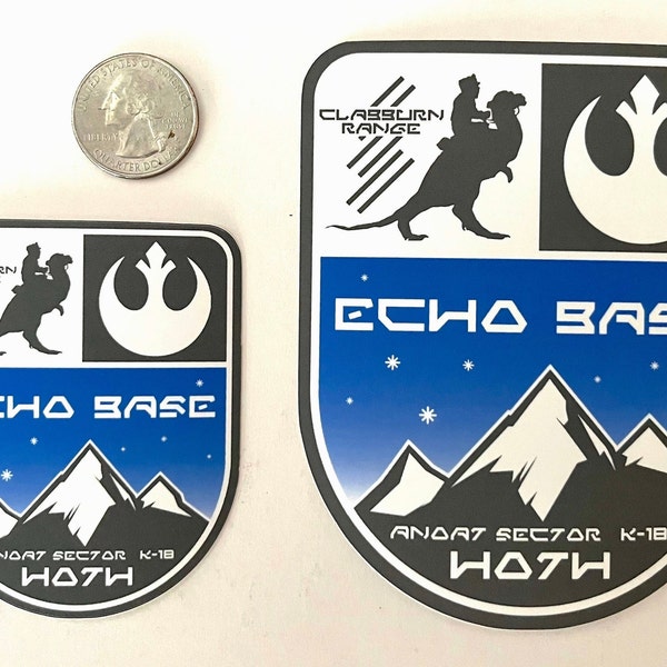 Star Wars Hoth Echo Base Travel Sticker | 2 Sizes Available