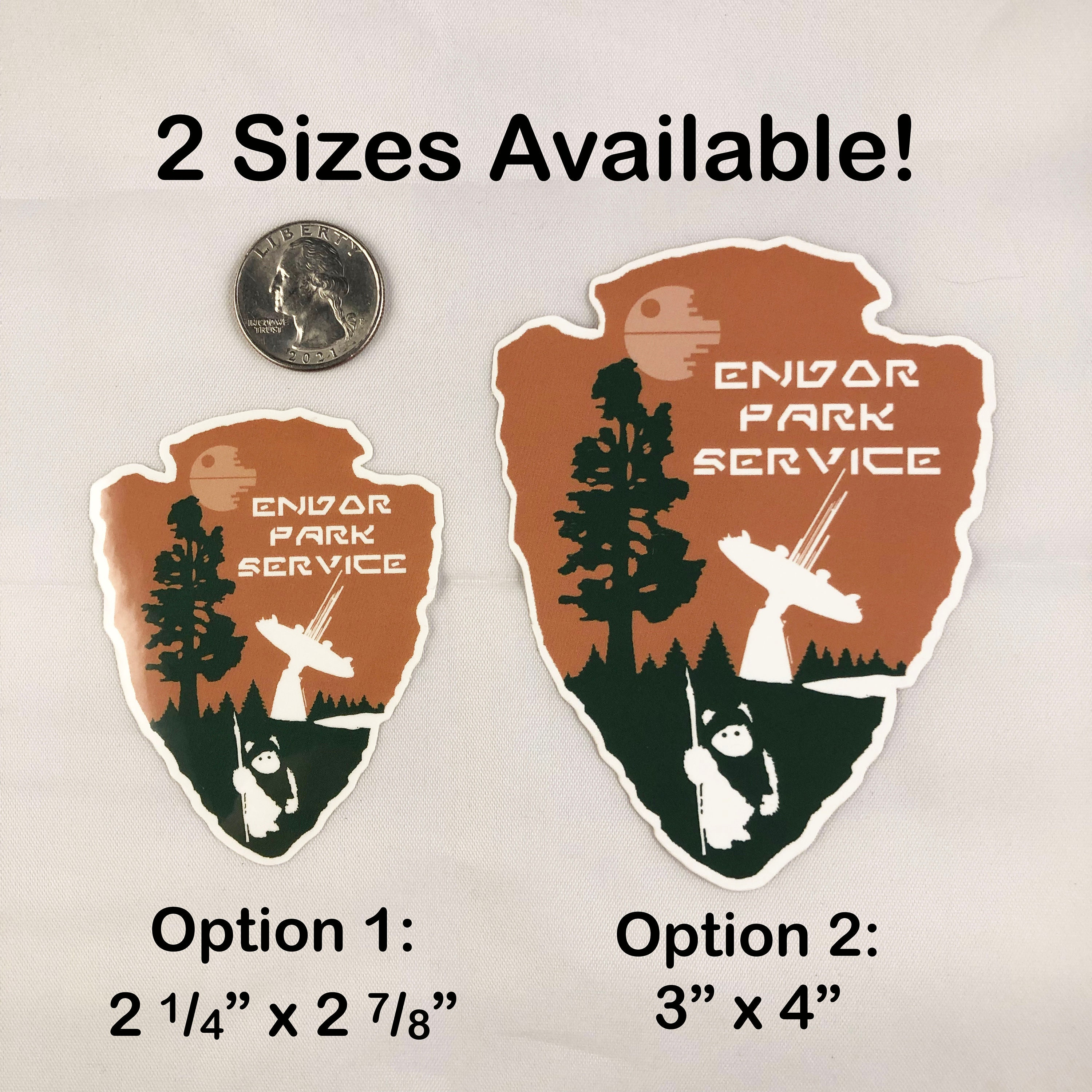 Star Wars Endor Park Service Vinyl Decal | 2 sizes available