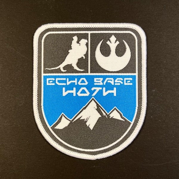 Star Wars Hoth Echo Base Woven Patch  - 3" Iron-On Patch