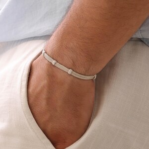 Handmade Silver Bracelet for Men and Women: Personalized Celtic Braided Jewelry