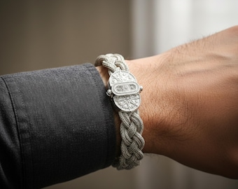 Handmade 999 Solid Silver Rope Bracelet: Kazaziye Art Jewelry