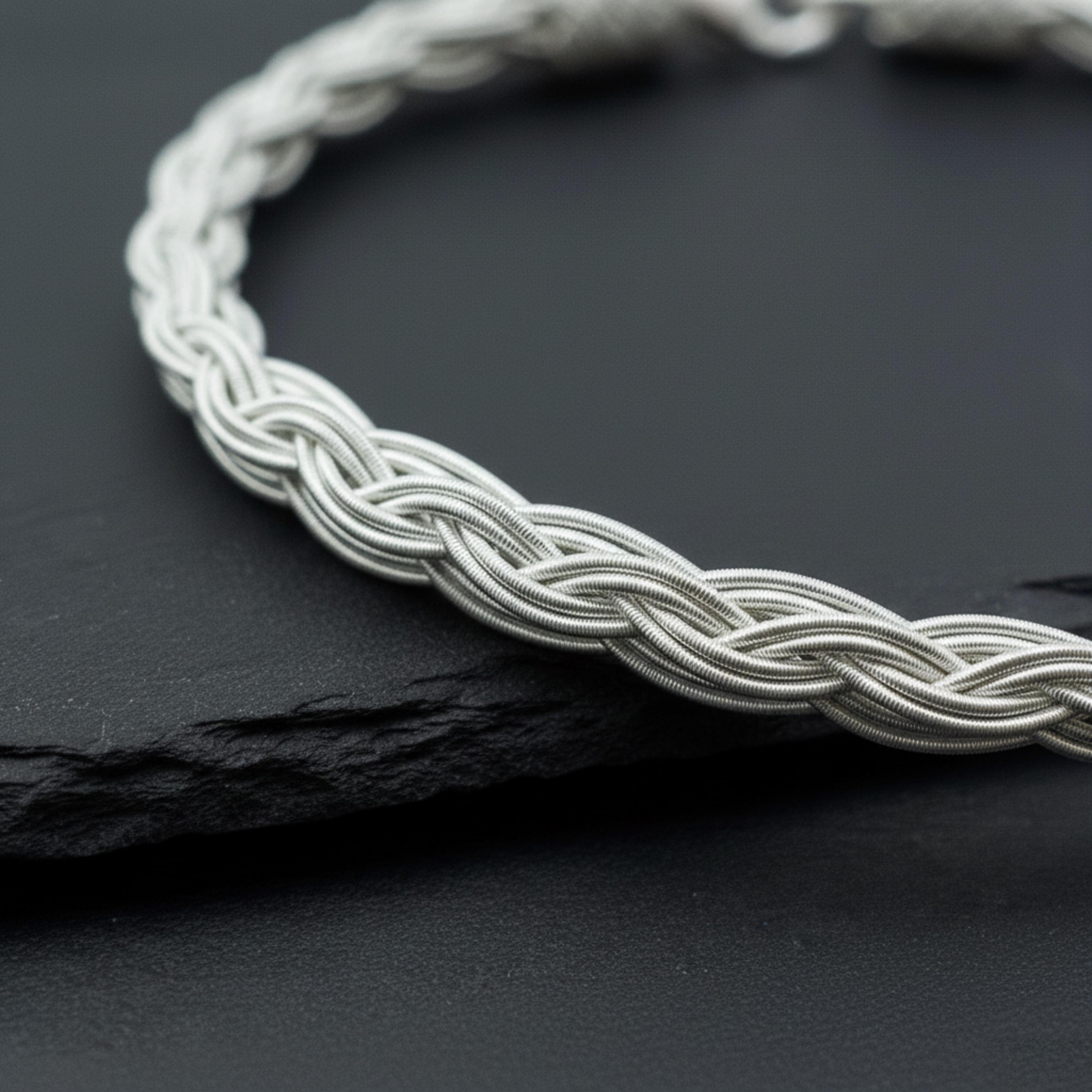 Handcrafted 999 Silver Kazaz Bracelet: Turkish Knot Unisex Jewelry