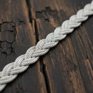 Handmade 999 Solid Silver Rope Bracelet Kazaziye Art Jewelry