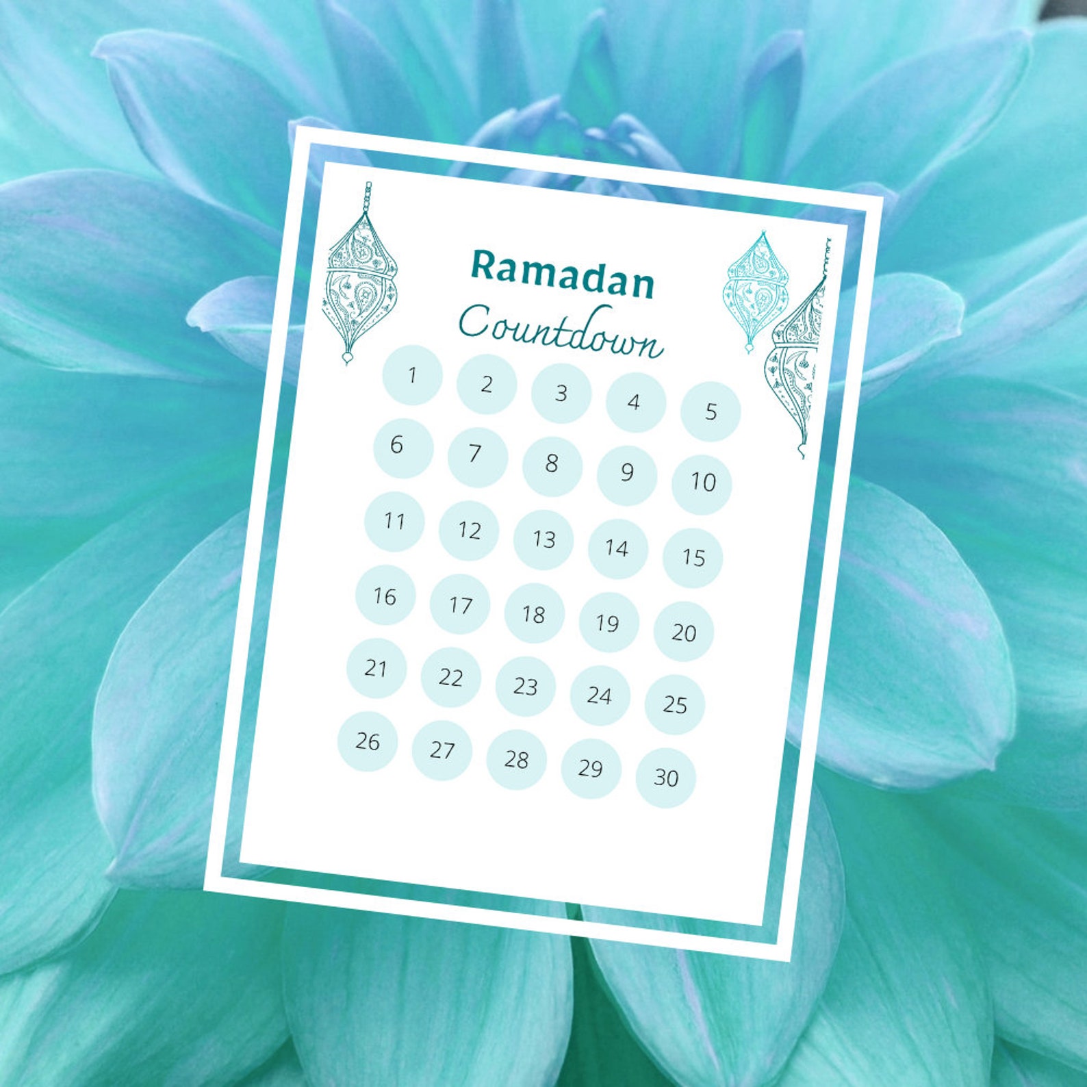 ramadan countdown printable