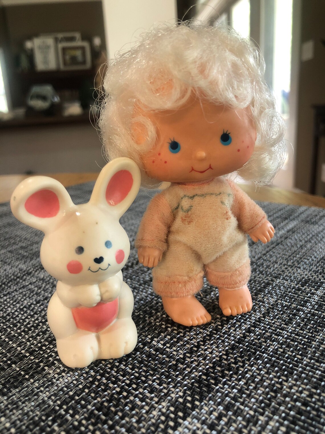 Apricot Doll With Hopsalot the Bunny Etsy