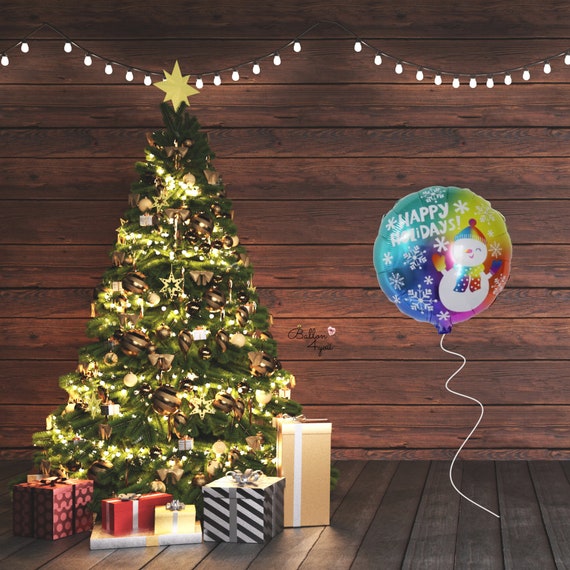 XXL Weihnachtsbaum Folienballon Stehend – 179×121 Cm, Aus Alufolie, Für Helium Oder Luft – Festliche Deko Für Drinnen & Draußen