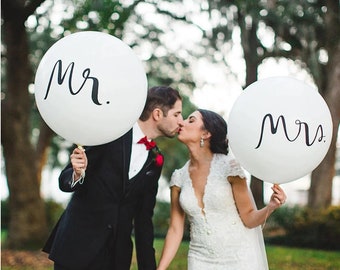 Mr & Mrs JUMBO Luftballons | Brautpaar Ballons |Hochzeitsdeko | Hochzeitsballons|Latexballons|Pastell|Hochzeitballon|Folienballons|Dekor