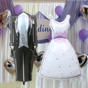 Hochzeit Folienballon Dekoration Brautpaar