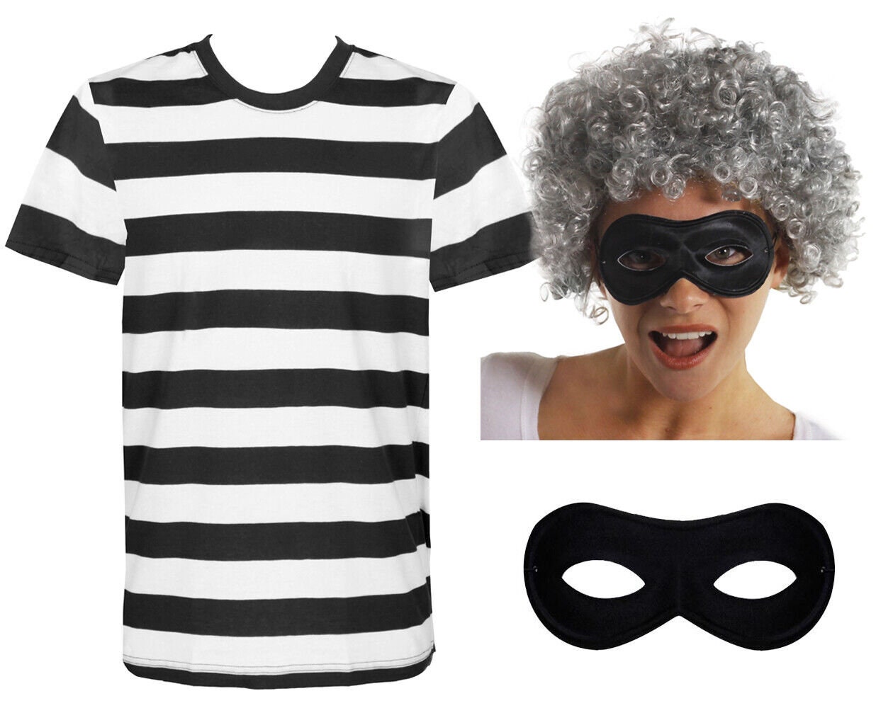 Kids Burglar Granny Costume