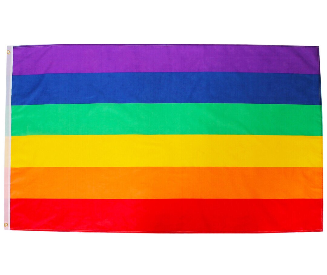 Huge Rainbow Flag 5ft X 3ft Lgbt Gay Pride Festival Parade - Etsy