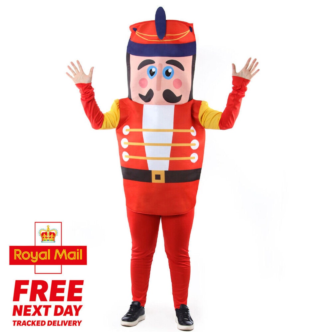 Adults Christmas Nutcracker Fancy Dress Costume Outfit Funny Etsy