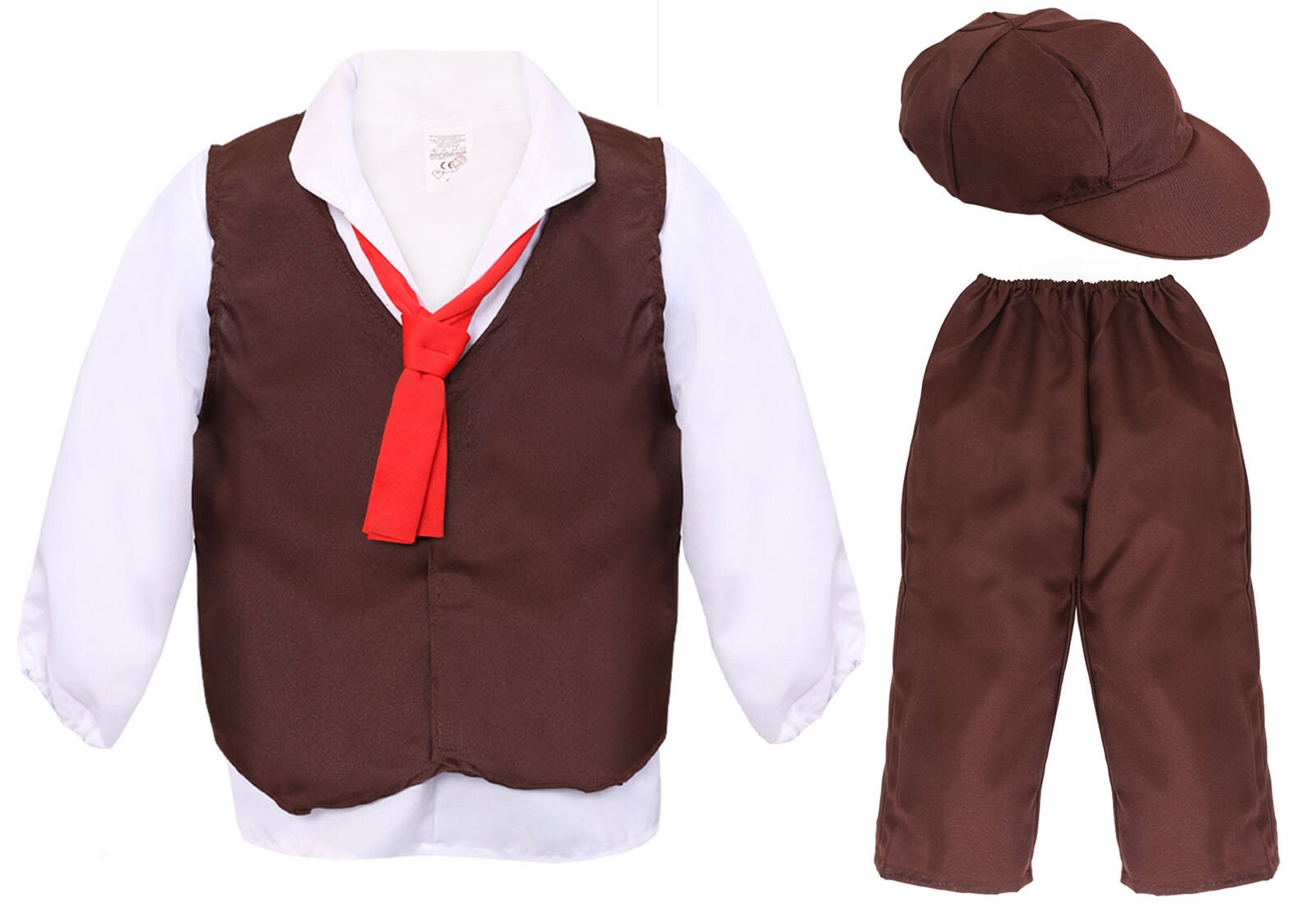 Boys Victorian Costume Tudor Poor Boy Historic Fancy Dress