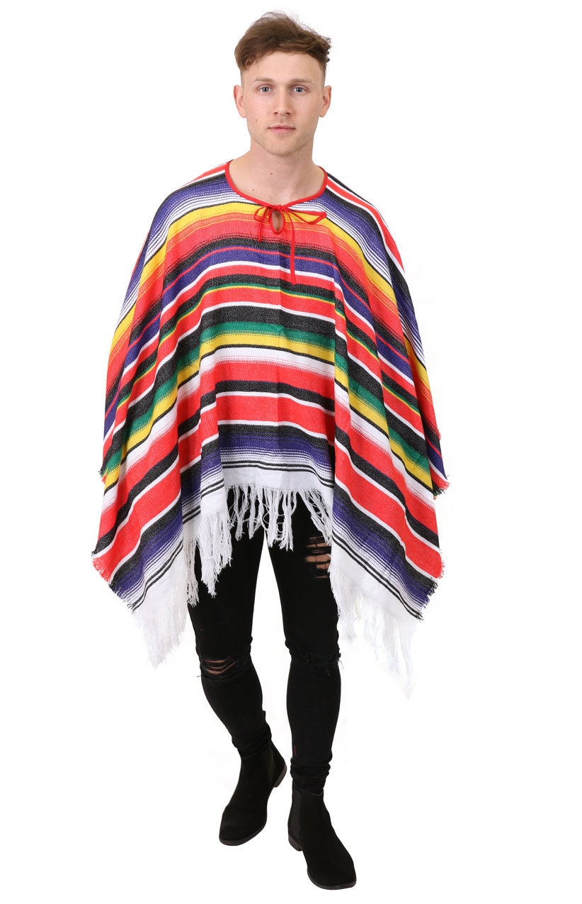 Mexican poncho clearance dress