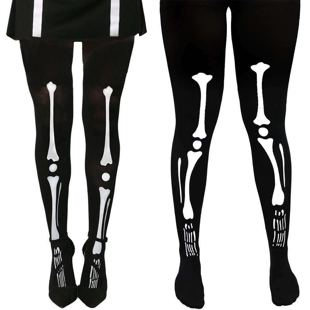 Plus size skeleton tights cheap