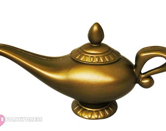 Indian Vintage Decoration Brass Aladdin Chirag Lamp Brass Genie