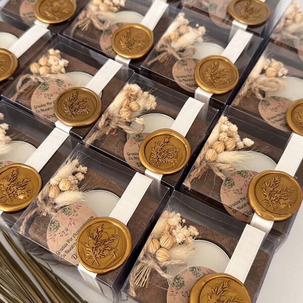 Candle Favor Tags Etsy Canada