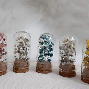 Personalized Dried Flower Favors Test Tube Gift Set For Guest Fall in Love Favours Party Return Gift Baby Bridal Shower, Christmas image 6