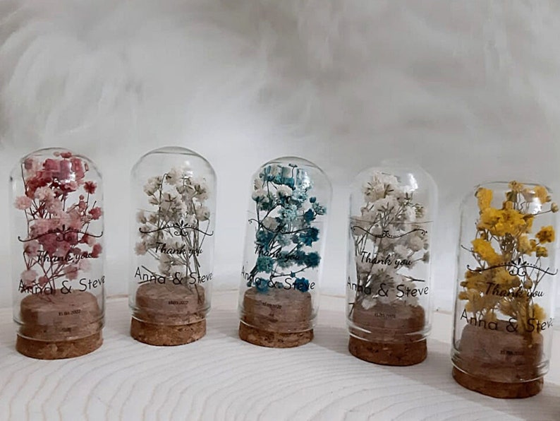 Personalized Dried Flower Favors Test Tube Gift Set For Guest Fall in Love Favours Party Return Gift Baby Bridal Shower, Christmas image 6