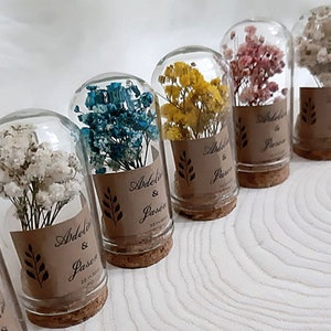 Personalized Dried Flower Favors Test Tube Gift Set For Guest Fall in Love Favours Party Return Gift Baby Bridal Shower, Christmas image 7