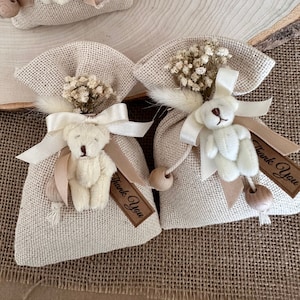 Bomboniere a forma di orsetto profumato alla lavanda sfuse • Buste, sacchetti per cassetti • Mini bouquet profumati di fiori secchi • Neonati, addio al nubilato
