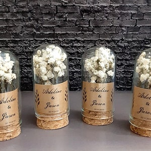 Personalized Dried Flower Favors Test Tube Gift Set For Guest Fall in Love Favours Party Return Gift Baby Bridal Shower, Christmas image 2