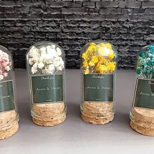 Personalized Dried Flower Favors Test Tube Gift Set For Guest Fall in Love Favours Party Return Gift Baby Bridal Shower, Christmas image 5