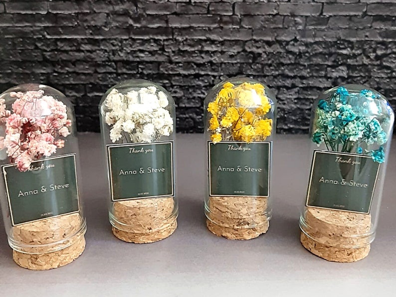 Personalized Dried Flower Favors Test Tube Gift Set For Guest Fall in Love Favours Party Return Gift Baby Bridal Shower, Christmas image 5